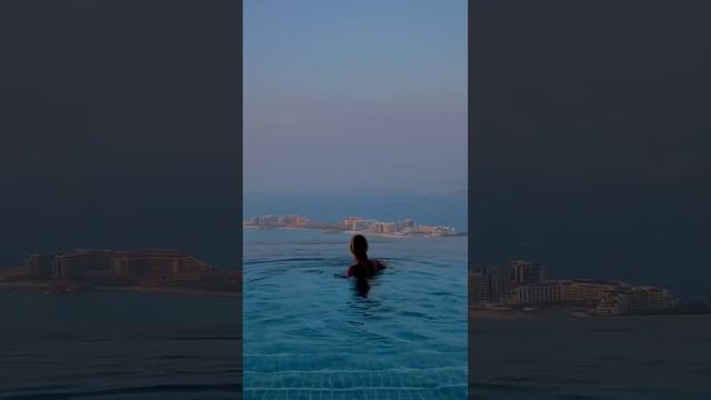 Дубай,панорамный бассейн infinity, aura pool sky.