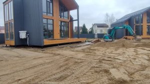 Планировка участка мини экскаватор