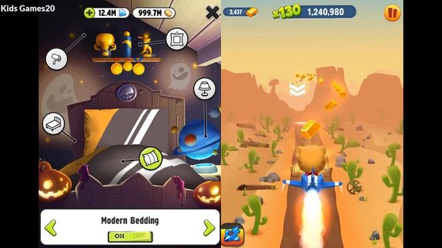 TALKING TOM GOLD RUN GINGER  My Talking Tom Gameplay  Games For Kids