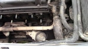 Замена прокладок термостата Opel astra h
