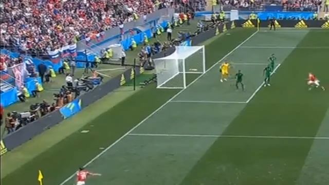 Гол Газинского в ворота Аравии 14.06.2018 смотреть онлайн