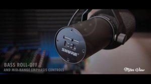 In the studio with the (SHURE SM7B)