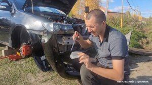 Замена ПТФ фар , Подкрылок на Лифан Солано 620