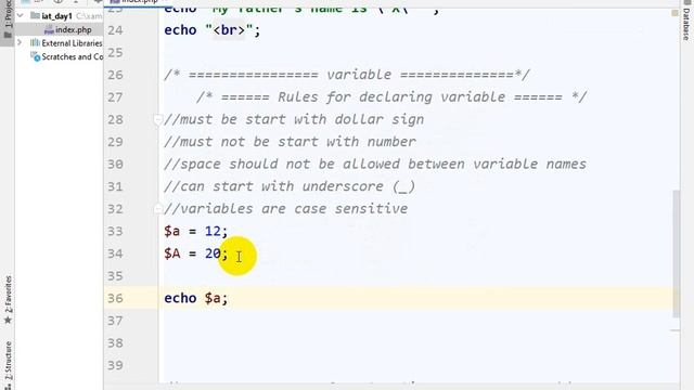 Variables And Data Types in PHP 7