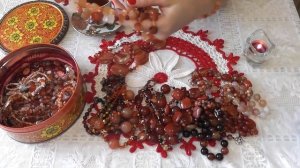 МОИ УКРАШЕНИЯ. СЕРДОЛИК (БУСЫ, КОЛЬЕ). МАГИЯ КАМНЯ