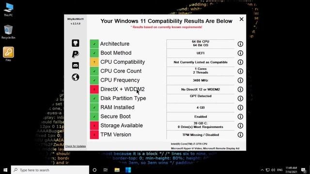 WhyNotWin11 обзор | как обновиться до Windows 11