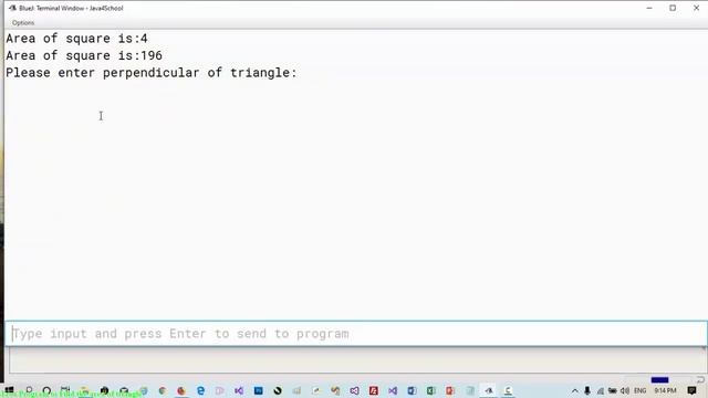 Java Program to find the area of triangle смотреть онлайн