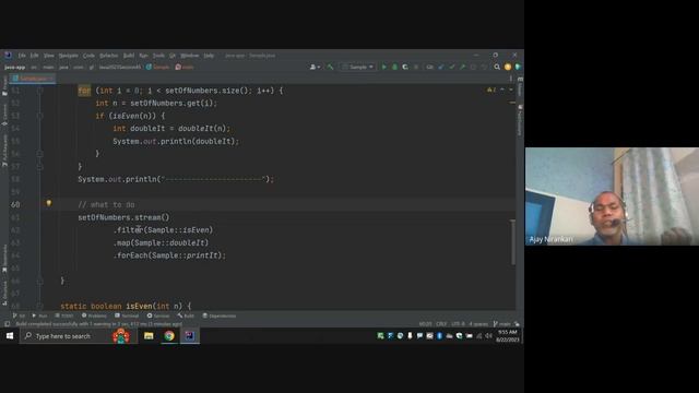 2023 Java Training Session 45 | Stream AP -Intermediate & Terminal operation Lazy & Early evaluatio смотреть онлайн