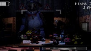 Прохождение фнаф 2 5 ночь.На телефоне !!!