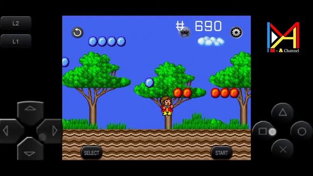 Gameplay || Alex Kidd in the Enchanted Castle || Sega Genesis || Retroarch Emulator смотреть онлайн