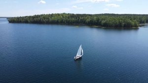 мини яхта Кроха18, оз.  "Увильды", июнь 2021