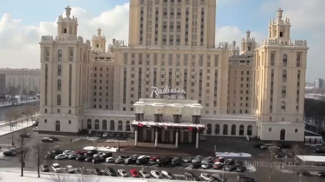 Hotel "Ukraine" from hexacopter with Canon 5D MarkII смотреть онлайн