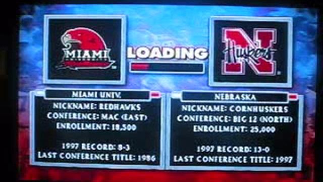 NCAA Football 99 Sony PlayStation Gameplay Sample смотреть онлайн