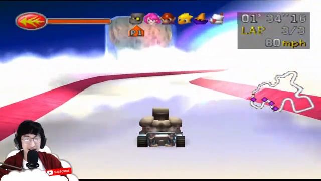 CARA JAGO MAIN CHOCOBO RACING PS1 - Nostalgia Chocobo Racing Gameplay Indonesia