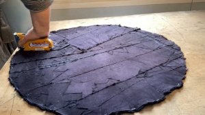 Шьем меховой пуфф из старой шубы. Переделки из старых вещей.