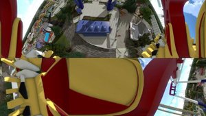 Giant Swing Ride (360° POV) Extreme VR Coaster Simulator 3D Video SBS