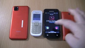 HONOR 9S+HTC 8S+Incoming call & Outgoing call at the Same Time Samsung Galaxy S+Samsung 1200M