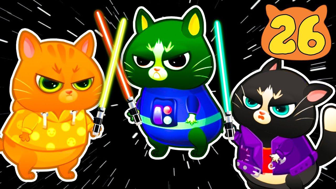 Суровый КОТИК БУБУ №26. Инопланетное вторжение. Часть 2. МУЛЬТИК про котят на канале Хвостик ТВ смотреть онлайн