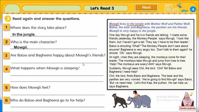 English year 4 - Get Smart Plus 4 Student's book page 68-69 (Module 6: Let's read 3) смотреть онлайн