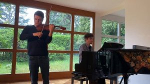 David Nebel performs Movement III from Philip Glass’s Violin Concerto No.1