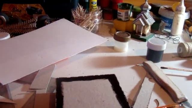 Макет деревянной Часовни.Начало Проекта.