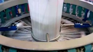 Ткацкий круглоткацкий станок производства полотна ПП мешков 6 челноков