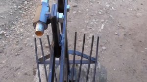 Веерная копалка для мотоблока МТЗ своими руками на заказ.