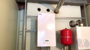 Монтаж (отопления) котельной на базе двух котлов в частном доме.