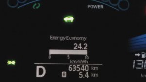 NISSAN LEAF_ 24 км на одном квт