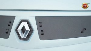 Зимняя заглушка решетки радиатора  Renault Logan 2004—2010 (russ-artel.ru)