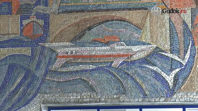 Мозаичное панно в нижегородском вокзале смотреть онлайн