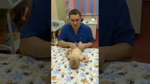 Колики у новорождённых. ??Классный и быстро действующий массаж!