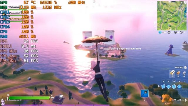 ryzen 3 3200G with radeon vega 8 and 8gb ram (MINOTAUR A32) // test in Fortnite смотреть онлайн