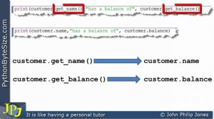 Python getter and setter Methods