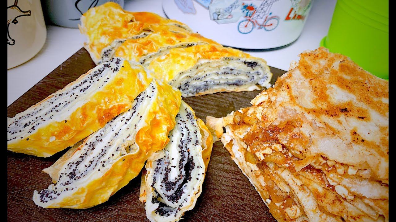 Пока Заваривается Чай приготовим ДВА ПИРОГА! Быстрый пирог из Лаваша за 15 минут смотреть онлайн