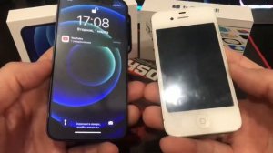 iPhone 12 мини vs iPhone 4s Визуальные Сравнение