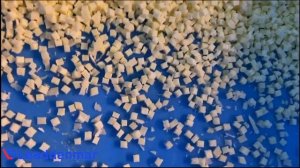 Нарезка подмороженного сыра кубиком при помощи Leaddenmar Dicer L3300