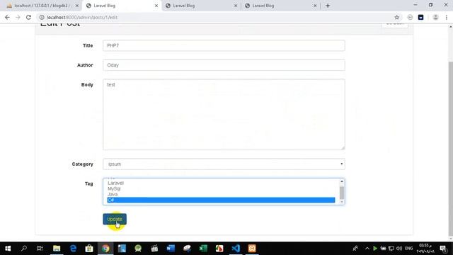 Build Blog App With PHP Laravel Framework Part 6 смотреть онлайн