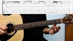 Iron Maiden - The Writing On The Wall Acoustic Guitar Intro With Tabs