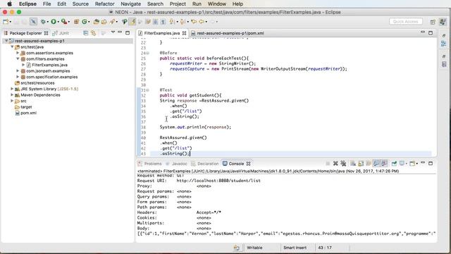 Extracting Request & Response Specification in Rest-Assured смотреть онлайн