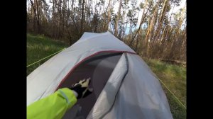 Naturehike Cloud UP III 3 экспресс установка в лесу