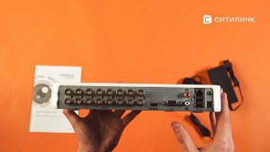 Обзор видеорегистратора HVR (гибридный) HIWATCH DS-H116G | Ситилинк