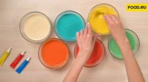 Радужный торт | Рецепты Food.ru