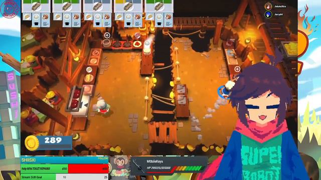[VTuber] 🍳 CO-OP Overcooked! 2 with The Smash-Matazz Crew | @JakatoX Stream #OVERCOOKED #Steam #E смотреть онлайн