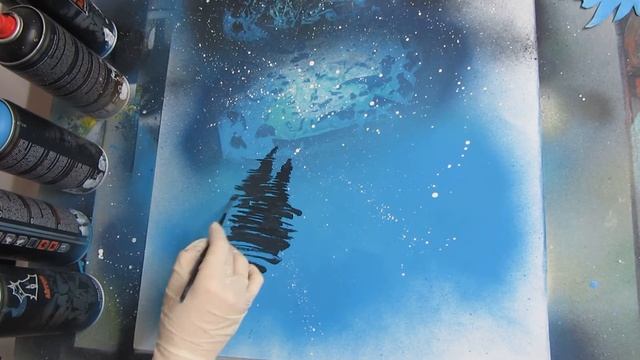 Spray paint art | Арт северного оленя | Рисуем как уличные художники смотреть онлайн