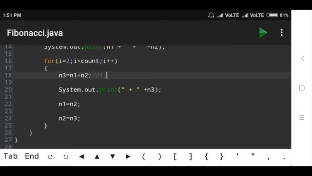 Program to Print Fibonacci Series Using For Loop in Java | SonaliThore | LLAGT #LLAGT смотреть онлайн