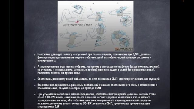 Травматическая ампутация часть 1-2