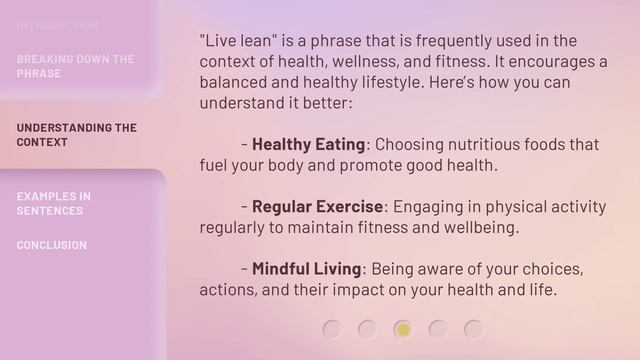 Understanding the Phrase "Live Lean" смотреть онлайн