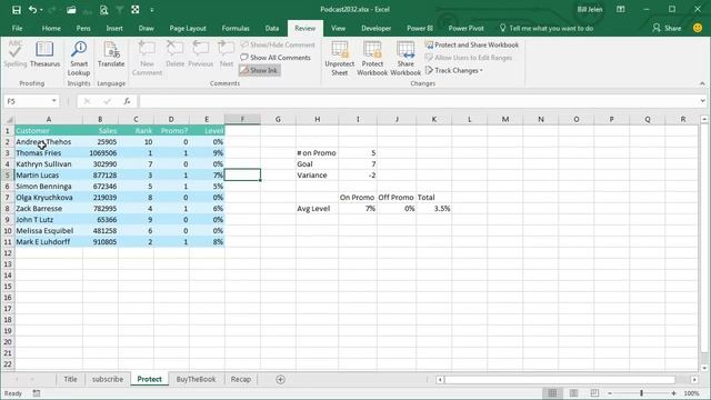 Excel Formula Cell Protection - Guard Your Spreadsheets - Episode 2032