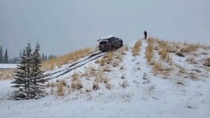 Off-road 2nd Gen Toyota Sequoia - Winter Driving Compilation
